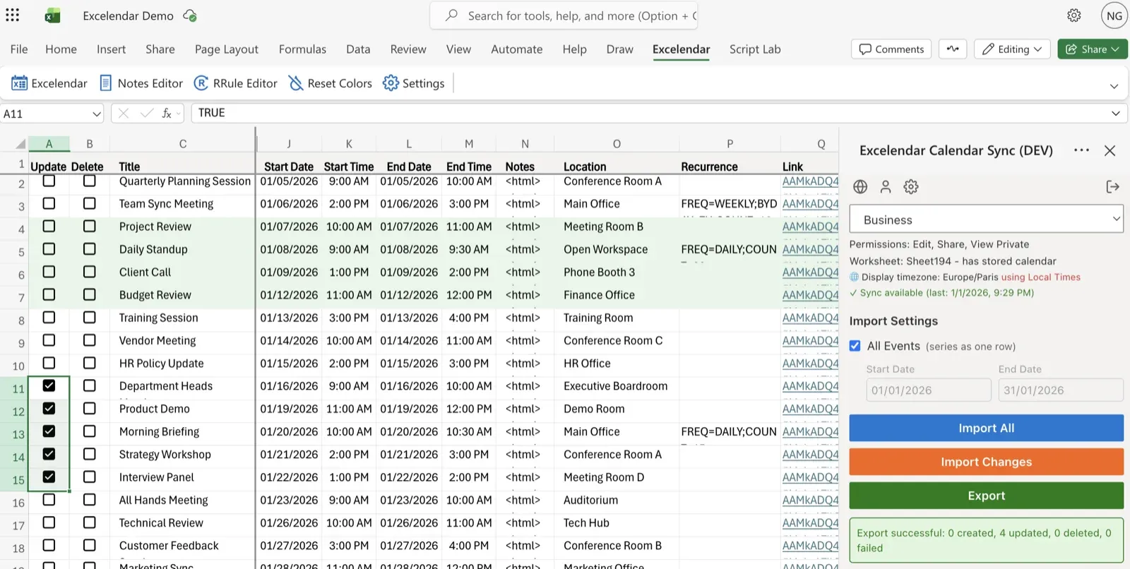 Recurrence Patterns & RRules screenshot 1