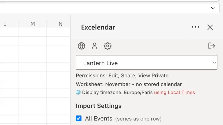 Lantern Live chosen as the calendar